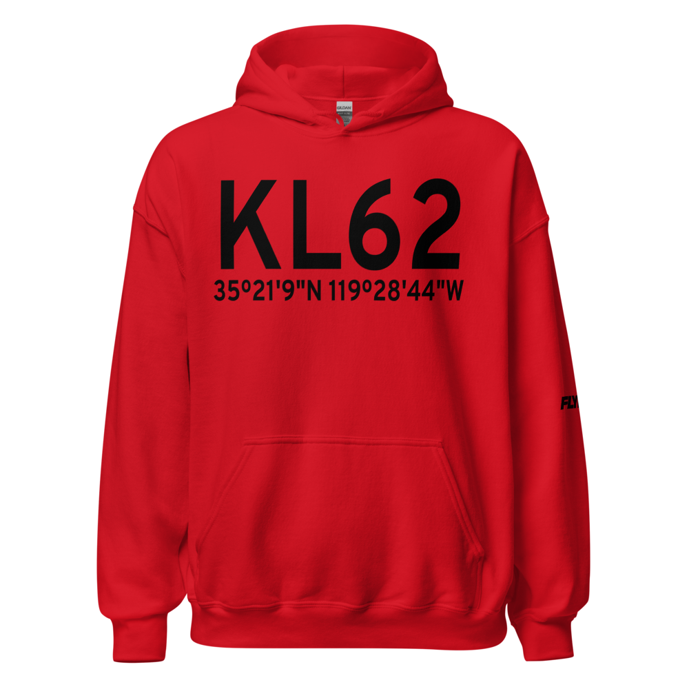 Elk Hills Buttonwillow Airport (KL62) ICAO Hoodie Sweatshirt 