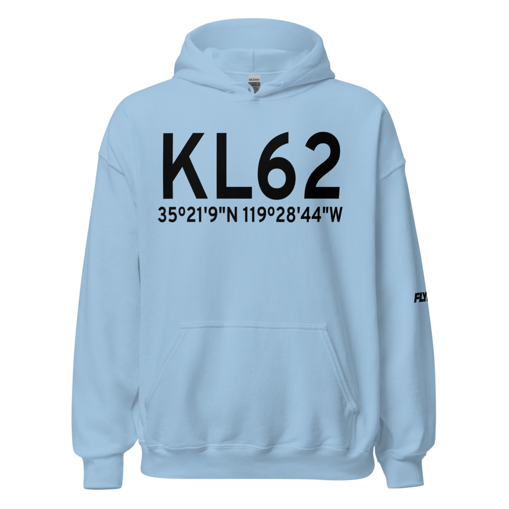 Elk Hills Buttonwillow Airport (KL62) ICAO Hoodie Sweatshirt 