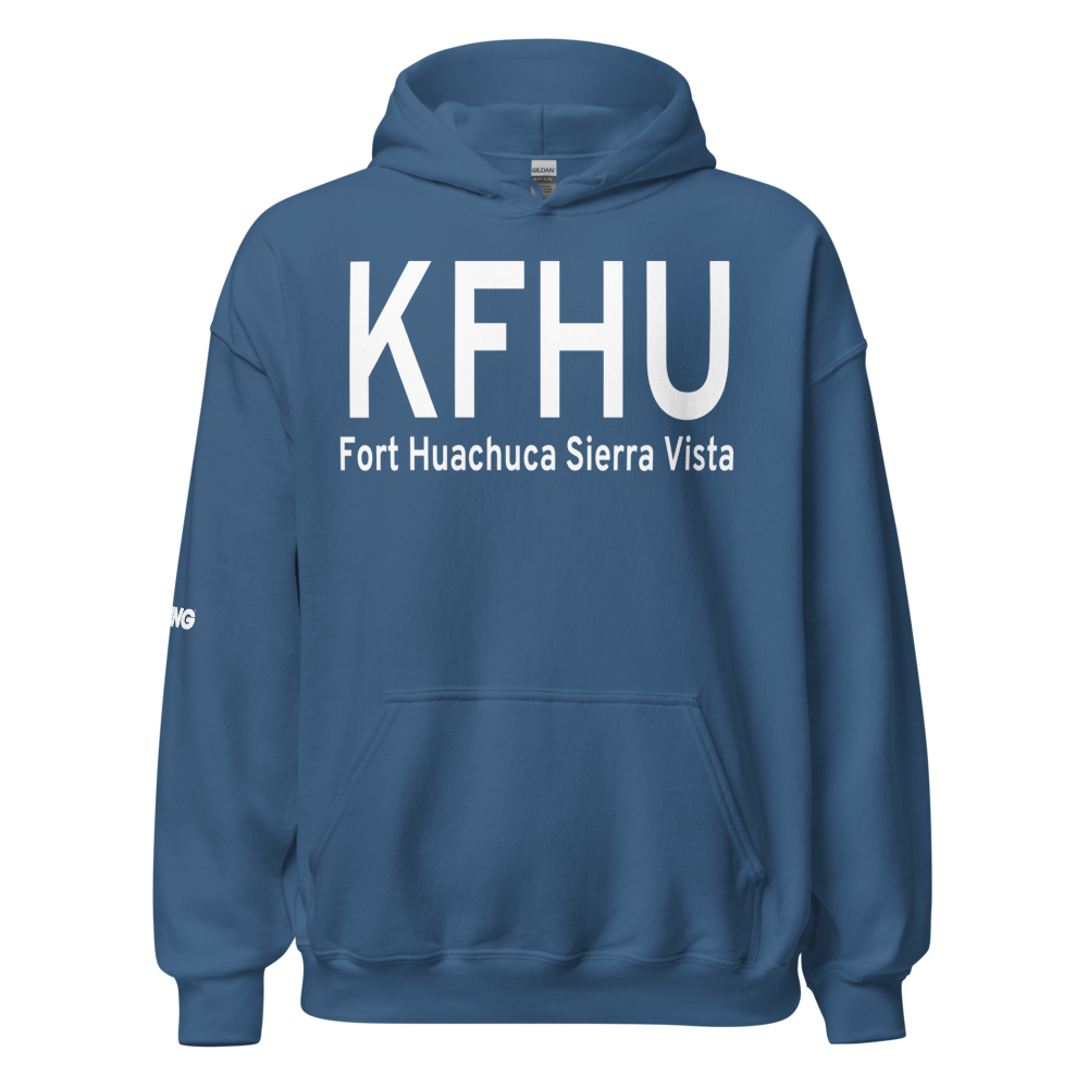 Sierra Vista Municipal Libby Army Air Field (KFHU) ICAO Hoodie Sweatshirt 