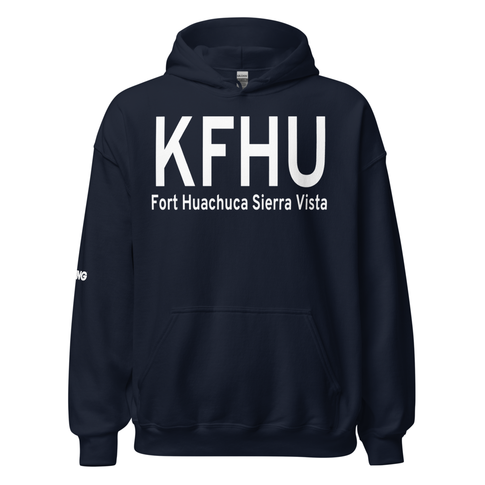 Sierra Vista Municipal Libby Army Air Field (KFHU) ICAO Hoodie Sweatshirt 