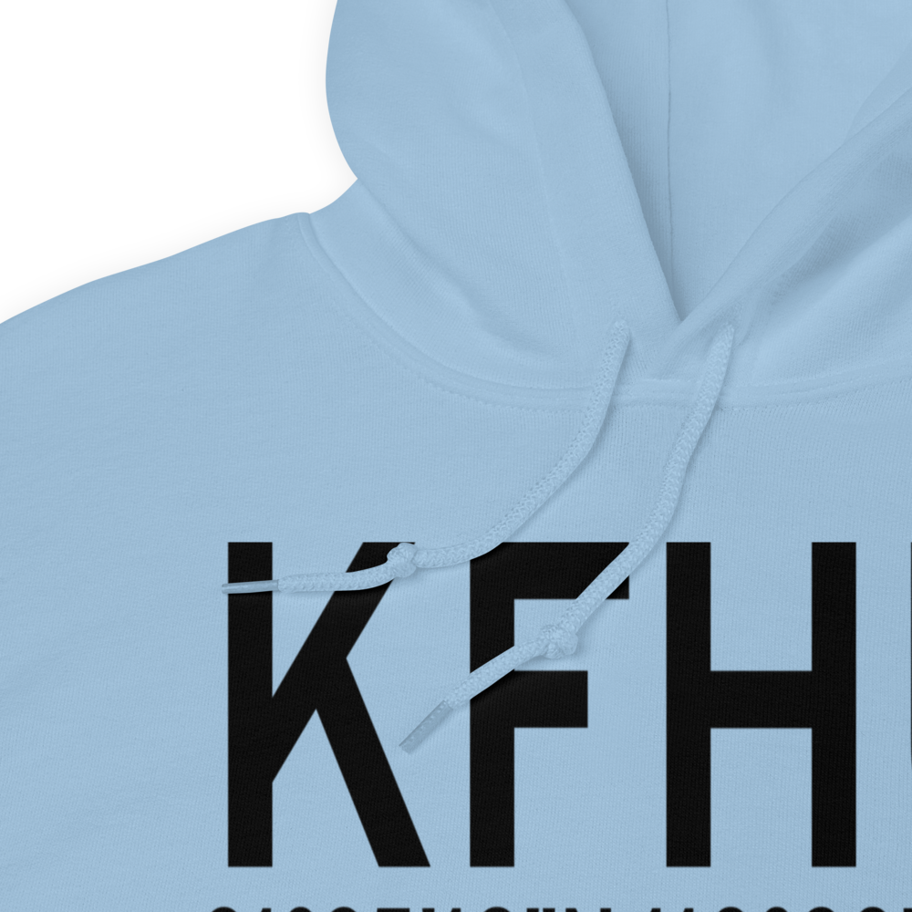 Sierra Vista Municipal Libby Army Air Field (KFHU) ICAO Hoodie Sweatshirt 