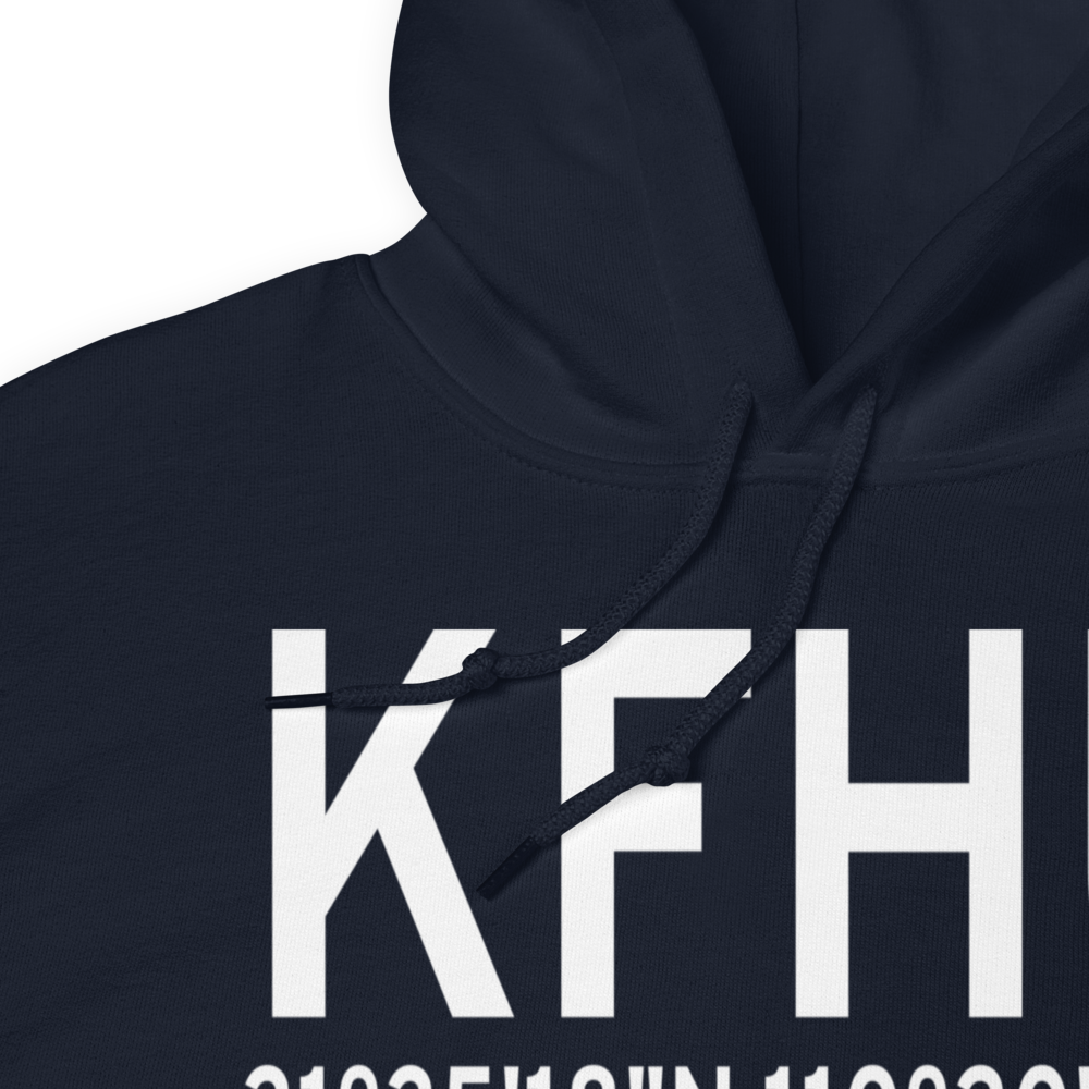 Sierra Vista Municipal Libby Army Air Field (KFHU) ICAO Hoodie Sweatshirt 