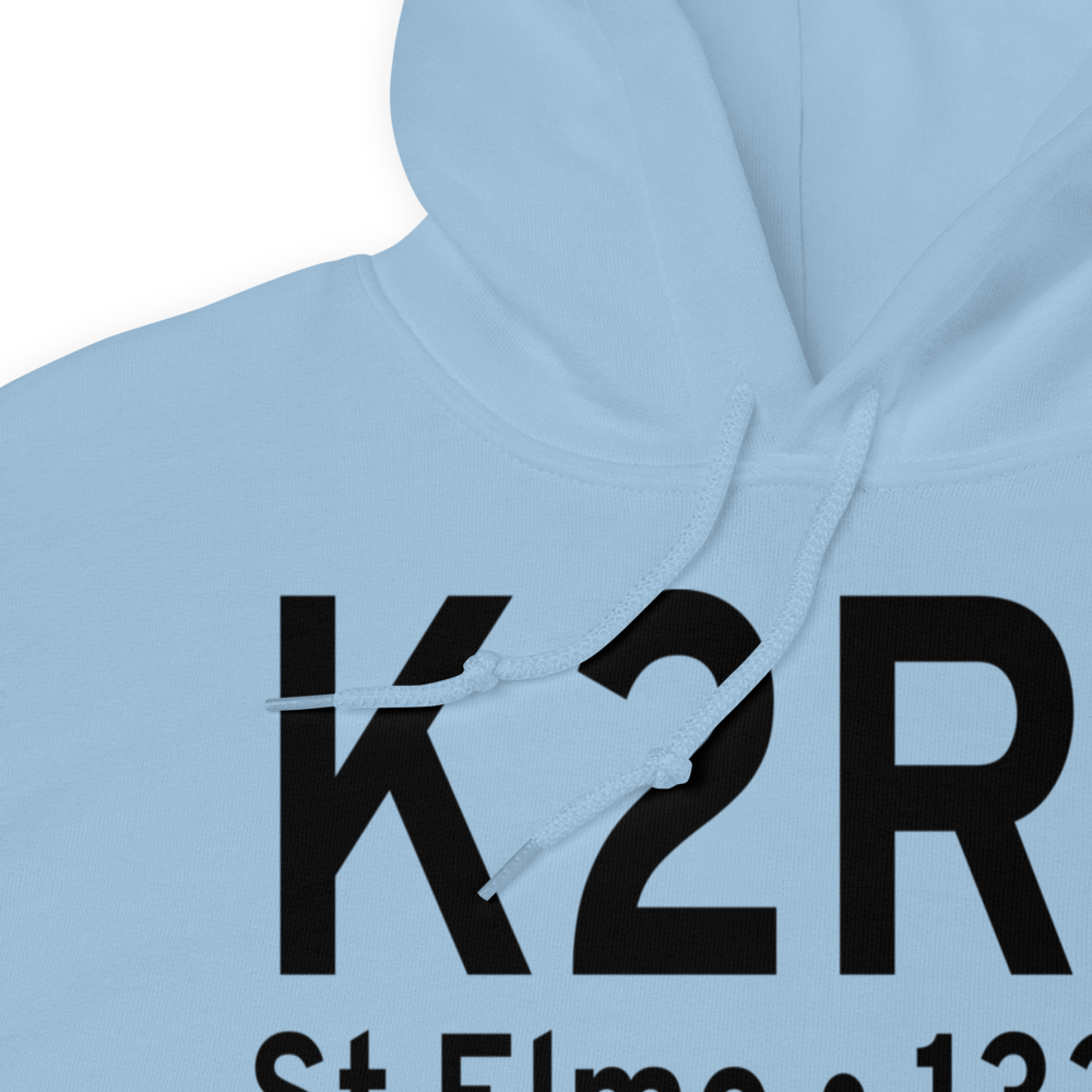 St Elmo Airport (K2R5) ICAO Hoodie Sweatshirt 