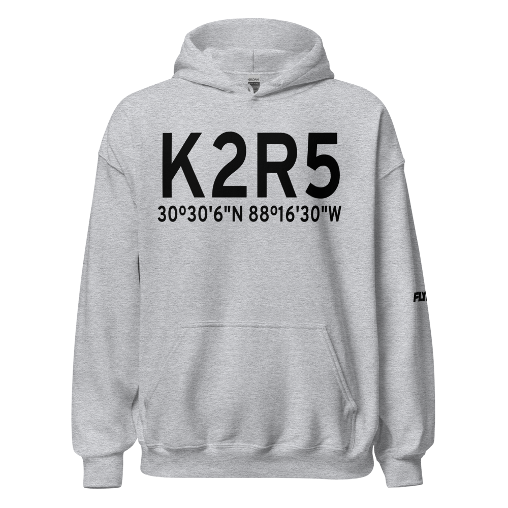 St Elmo Airport (K2R5) ICAO Hoodie Sweatshirt 