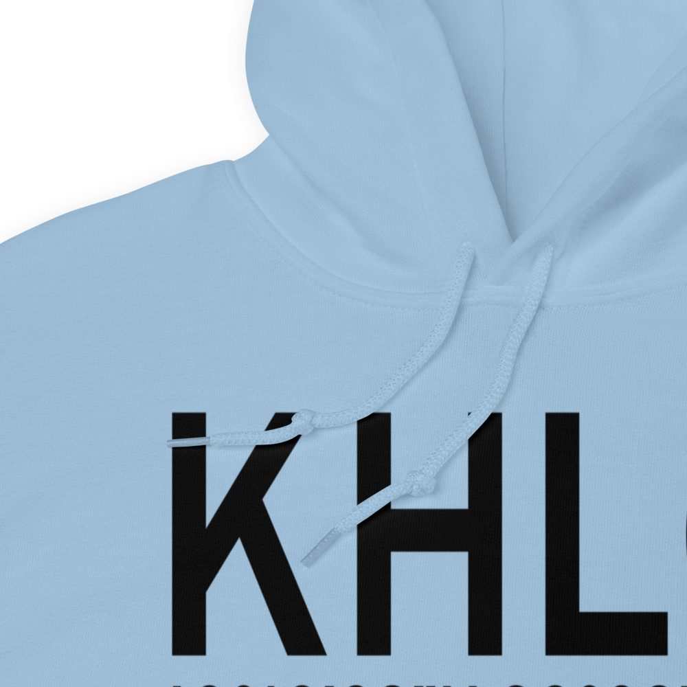 Wheeling Ohio County Airport (KHLG) ICAO Hoodie Sweatshirt 