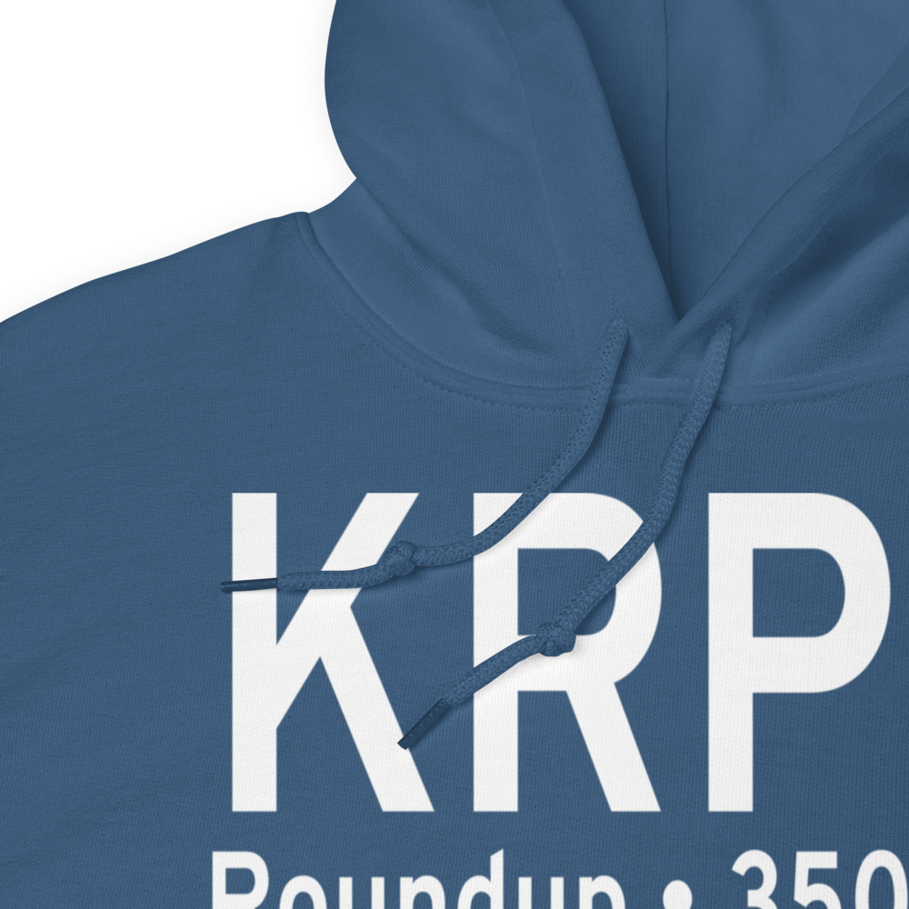 Roundup Airport (KRPX) ICAO Hoodie Sweatshirt 