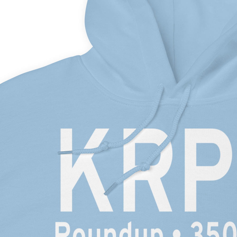 Roundup Airport (KRPX) ICAO Hoodie Sweatshirt 