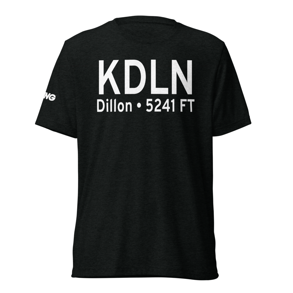 Dillon Airport (KDLN) ICAO Tri-blend T-Shirt 