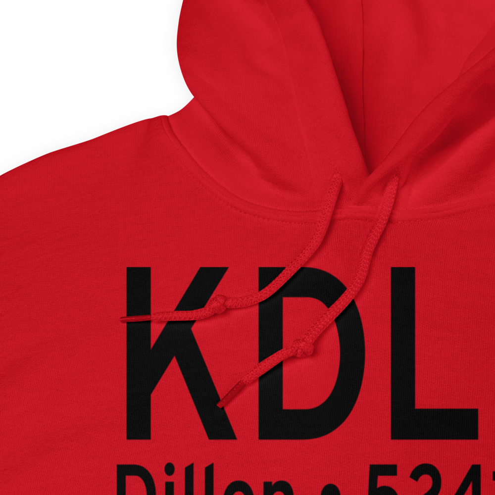 Dillon Airport (KDLN) ICAO Hoodie Sweatshirt 