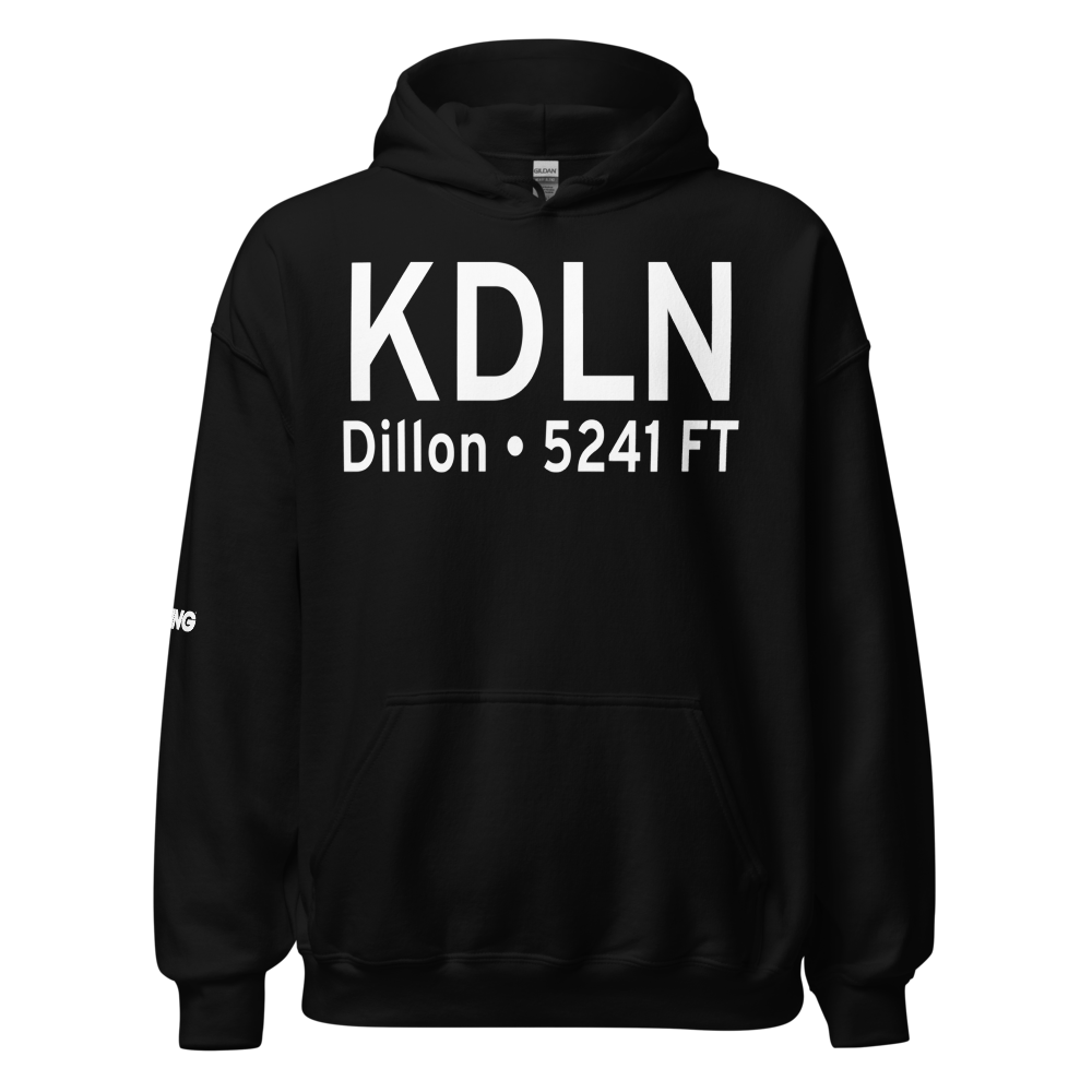 Dillon Airport (KDLN) ICAO Hoodie Sweatshirt 