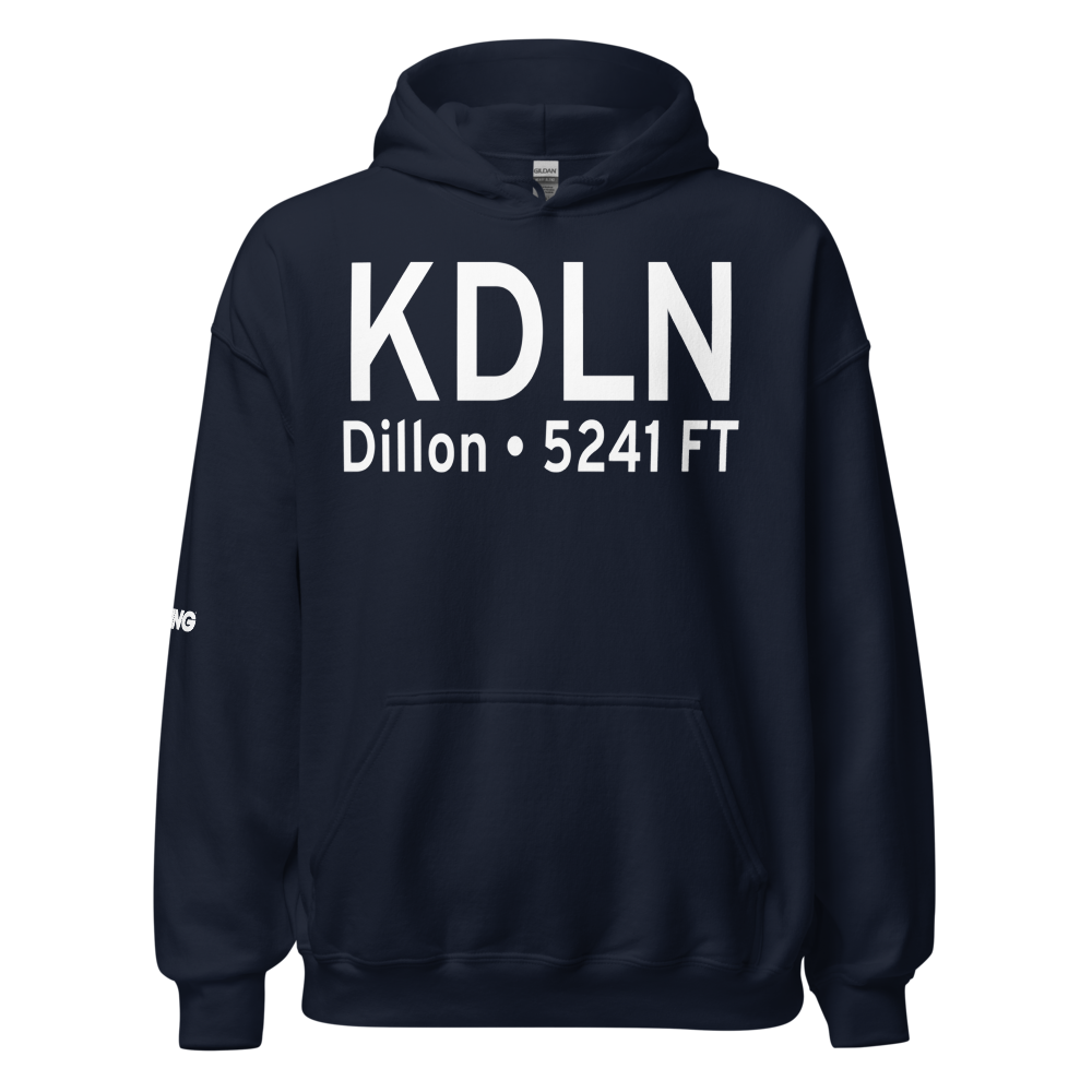 Dillon Airport (KDLN) ICAO Hoodie Sweatshirt 