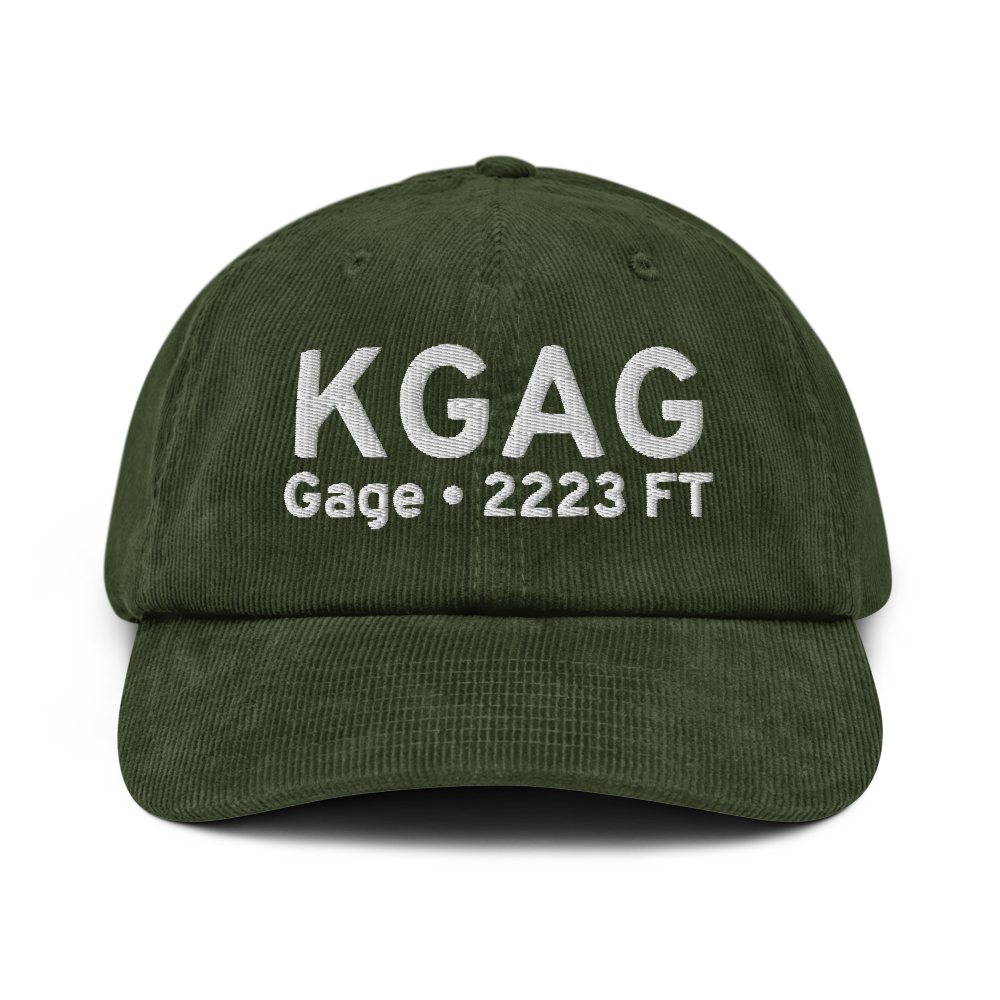 Gage Airport (KGAG) ICAO Hat 