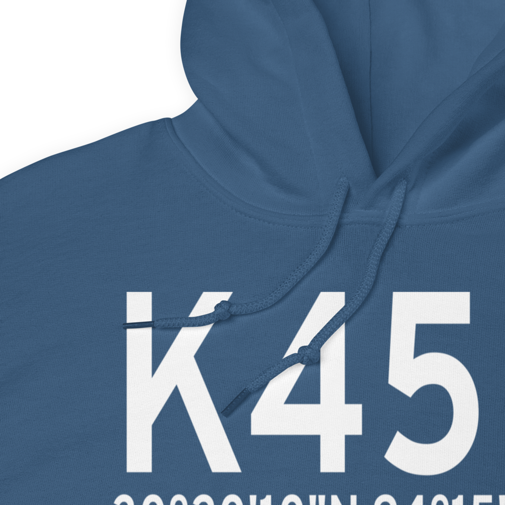 Hawthorne Field (K45R) ICAO Hoodie Sweatshirt 