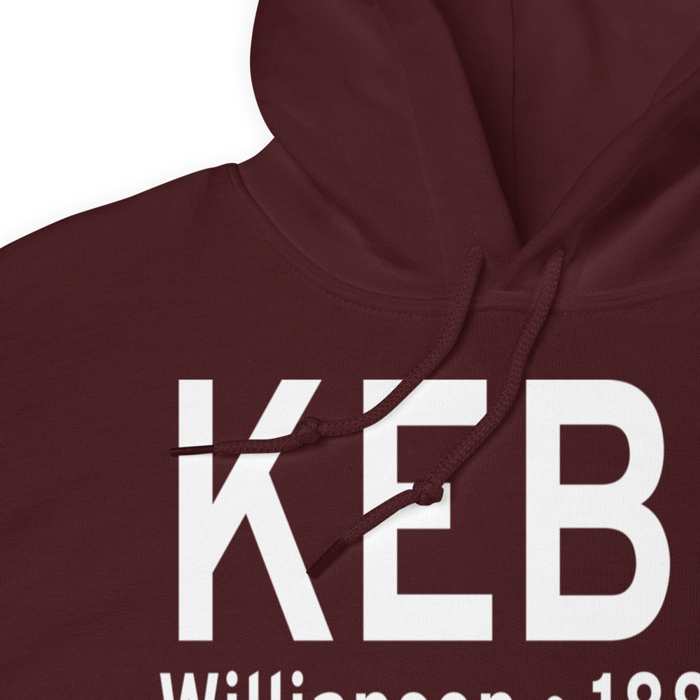 Appalachian Regional Airport (KEBD) ICAO Hoodie Sweatshirt 