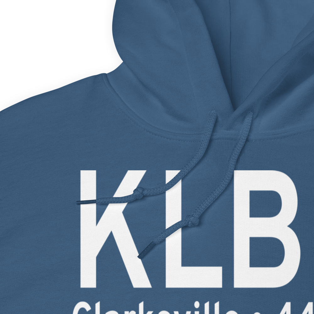 Clarksville Red River City-J D Trissell Field (KLBR) ICAO Hoodie Sweatshirt 