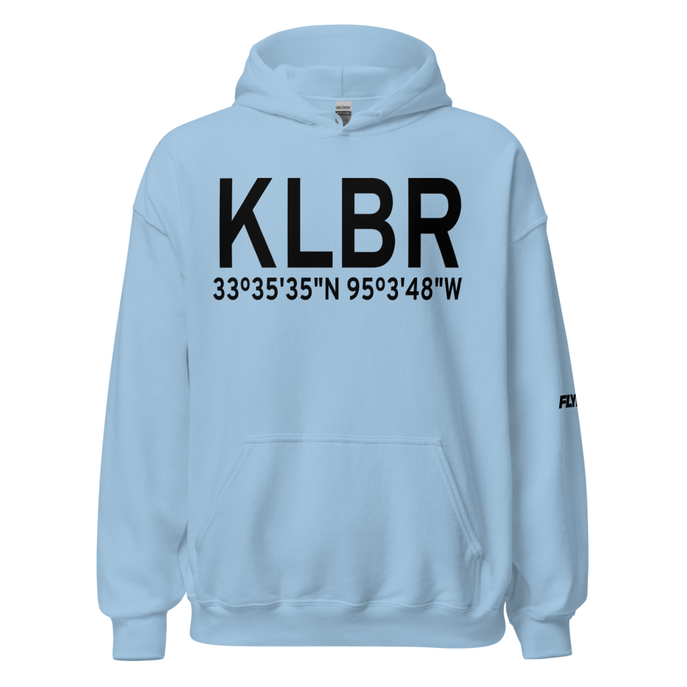 Clarksville Red River City-J D Trissell Field (KLBR) ICAO Hoodie Sweatshirt 