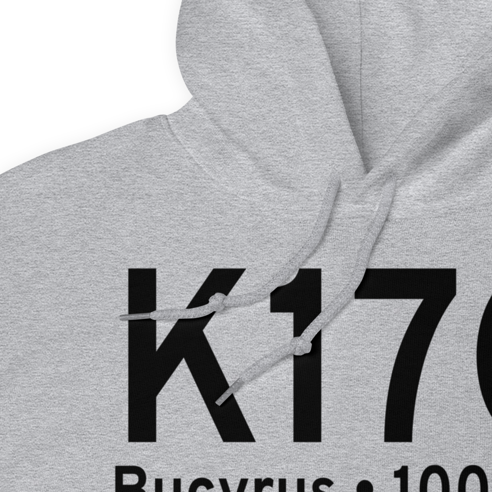 Port-Bucyrus-Crawford County Airport (K17G) ICAO Hoodie Sweatshirt 