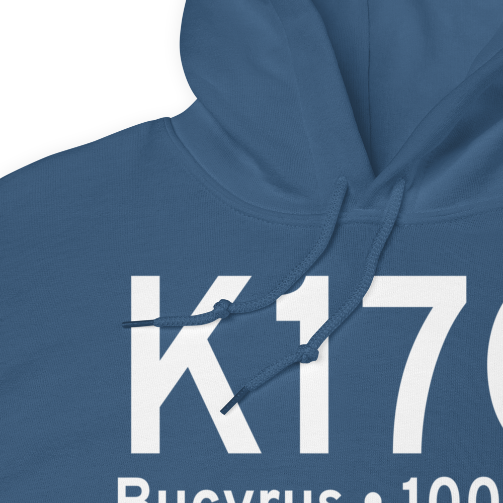 Port-Bucyrus-Crawford County Airport (K17G) ICAO Hoodie Sweatshirt 