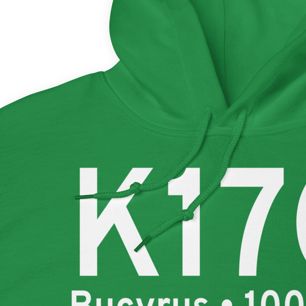 Port-Bucyrus-Crawford County Airport (K17G) ICAO Hoodie Sweatshirt 