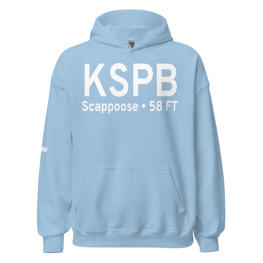 Scappoose Industrial Airpark (KSPB) ICAO Hoodie Sweatshirt 
