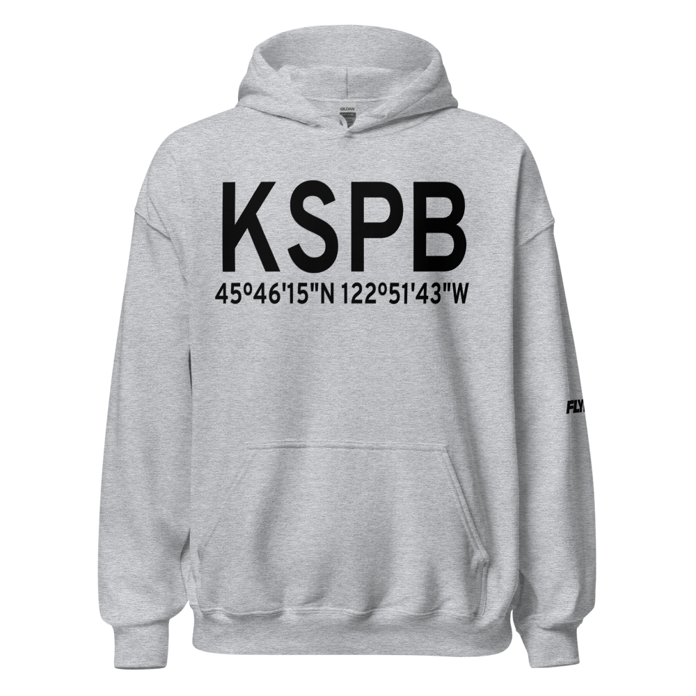 Scappoose Industrial Airpark (KSPB) ICAO Hoodie Sweatshirt 