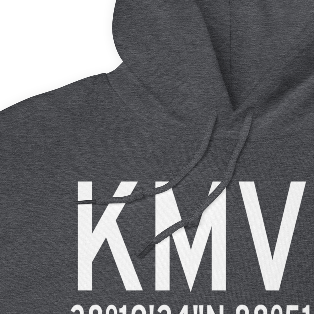 Mt. Vernon Outland Airport (KMVN) ICAO Hoodie Sweatshirt 