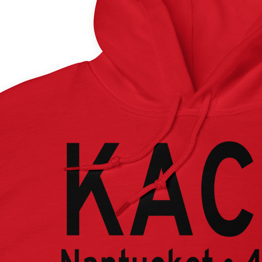 Nantucket Memorial Airport (KACK) ICAO Hoodie Sweatshirt 