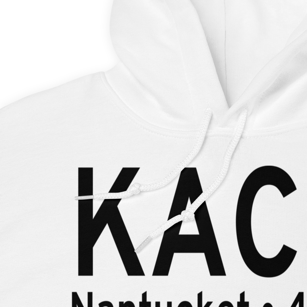 Nantucket Memorial Airport (KACK) ICAO Hoodie Sweatshirt 