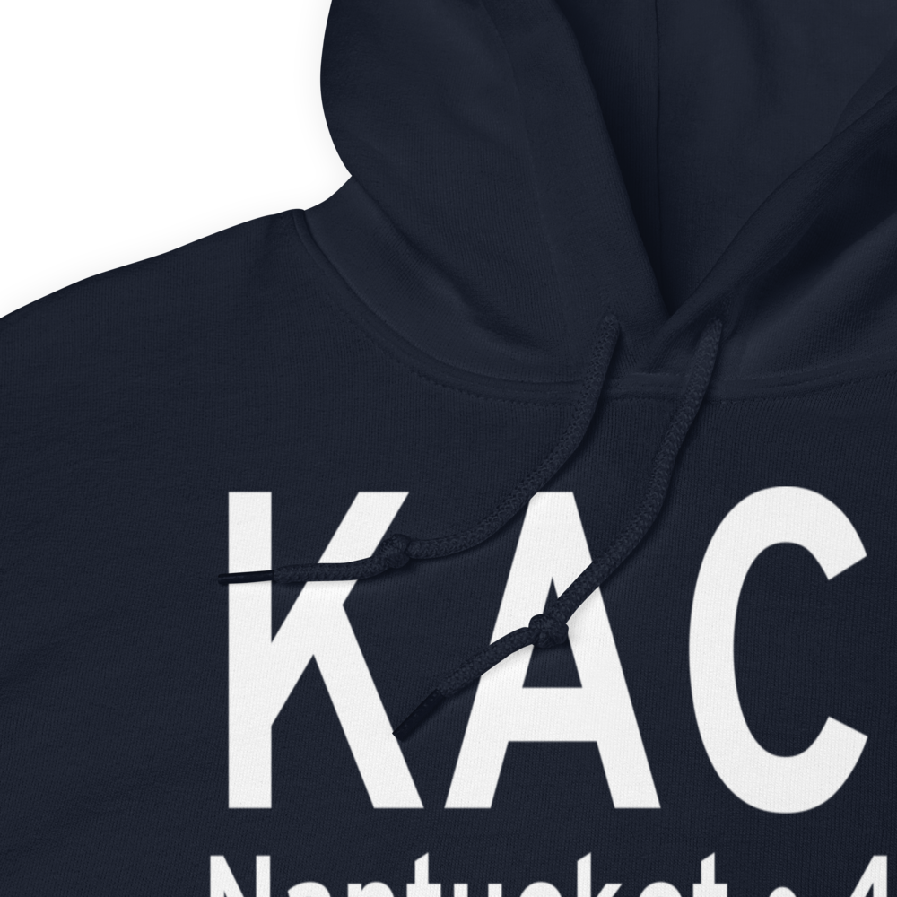 Nantucket Memorial Airport (KACK) ICAO Hoodie Sweatshirt 
