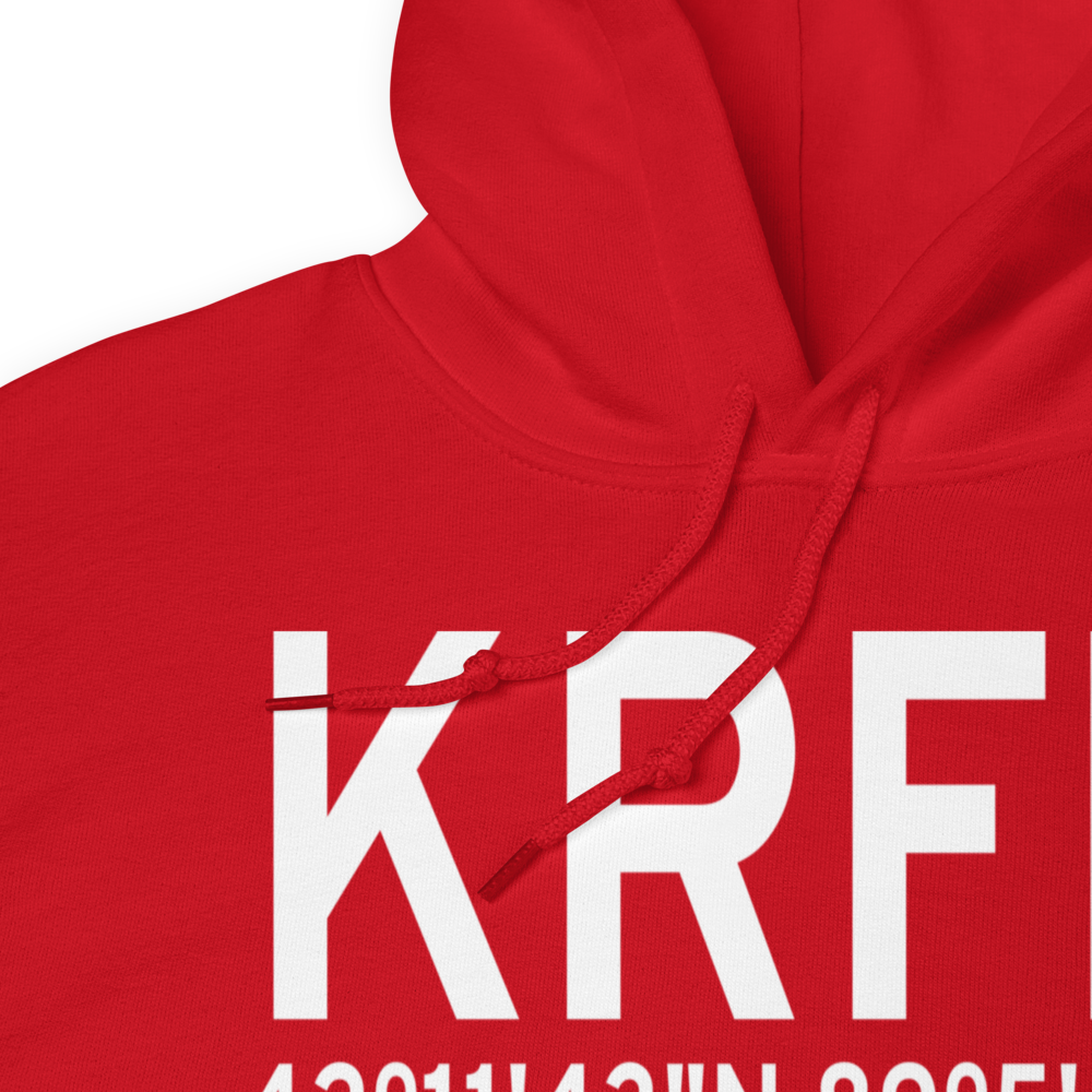 Chicago Rockford International Airport (KRFD) ICAO Hoodie Sweatshirt 