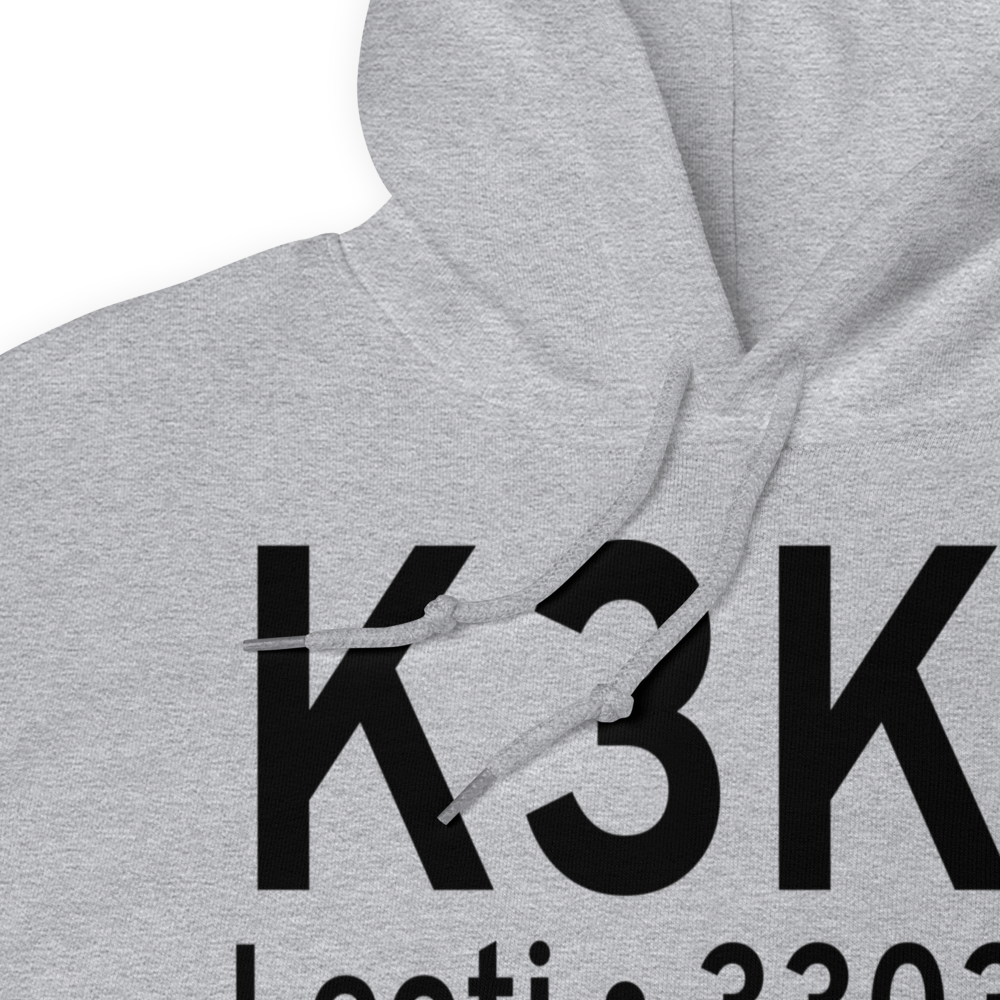 Mark Hoard Memorial Airport (K3K7) ICAO Hoodie Sweatshirt 