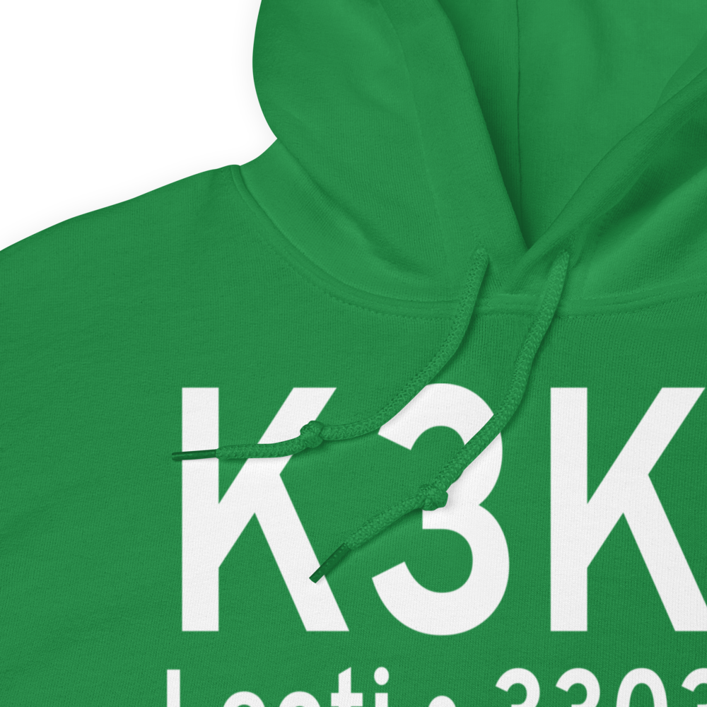 Mark Hoard Memorial Airport (K3K7) ICAO Hoodie Sweatshirt 