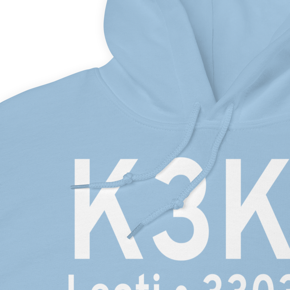 Mark Hoard Memorial Airport (K3K7) ICAO Hoodie Sweatshirt 
