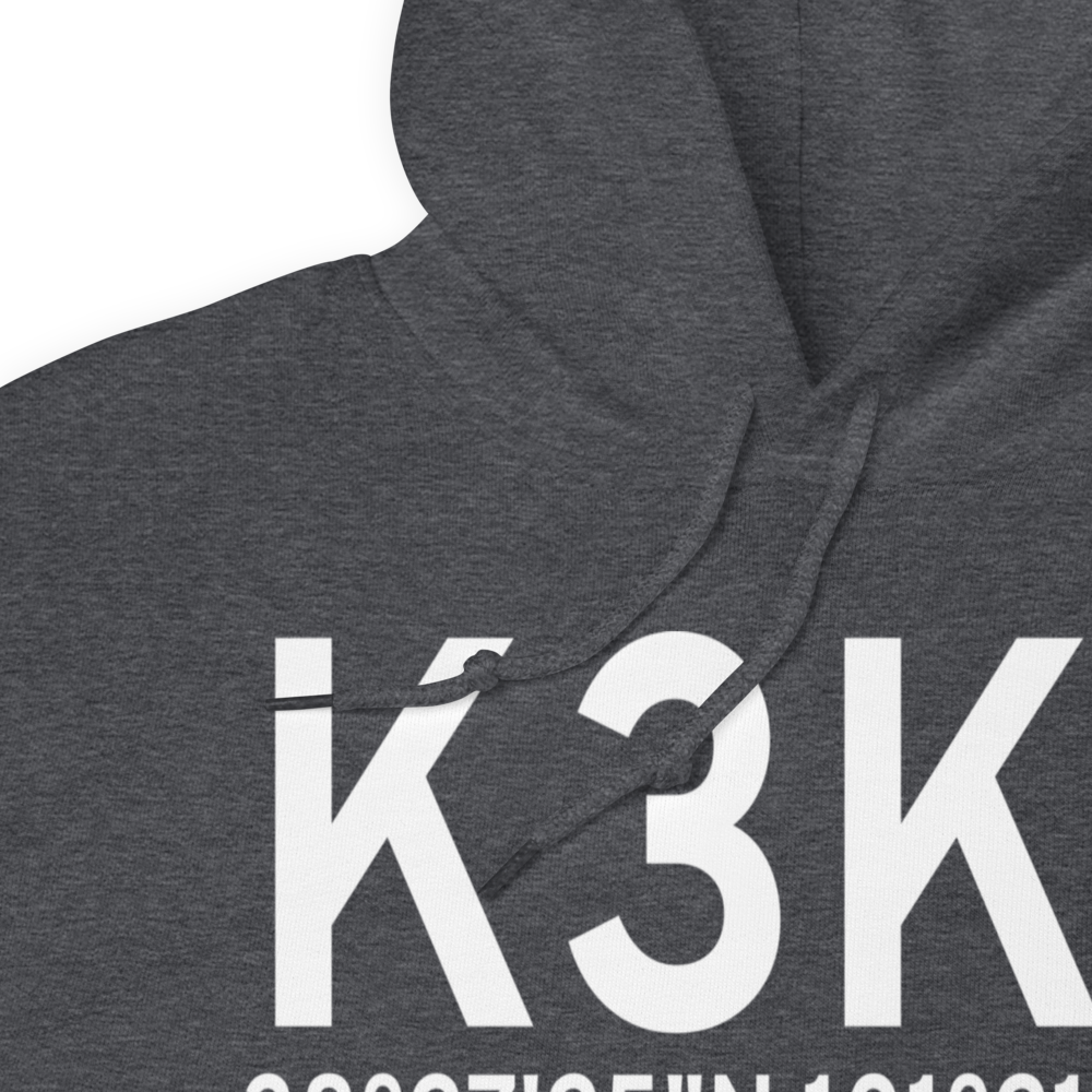 Mark Hoard Memorial Airport (K3K7) ICAO Hoodie Sweatshirt 