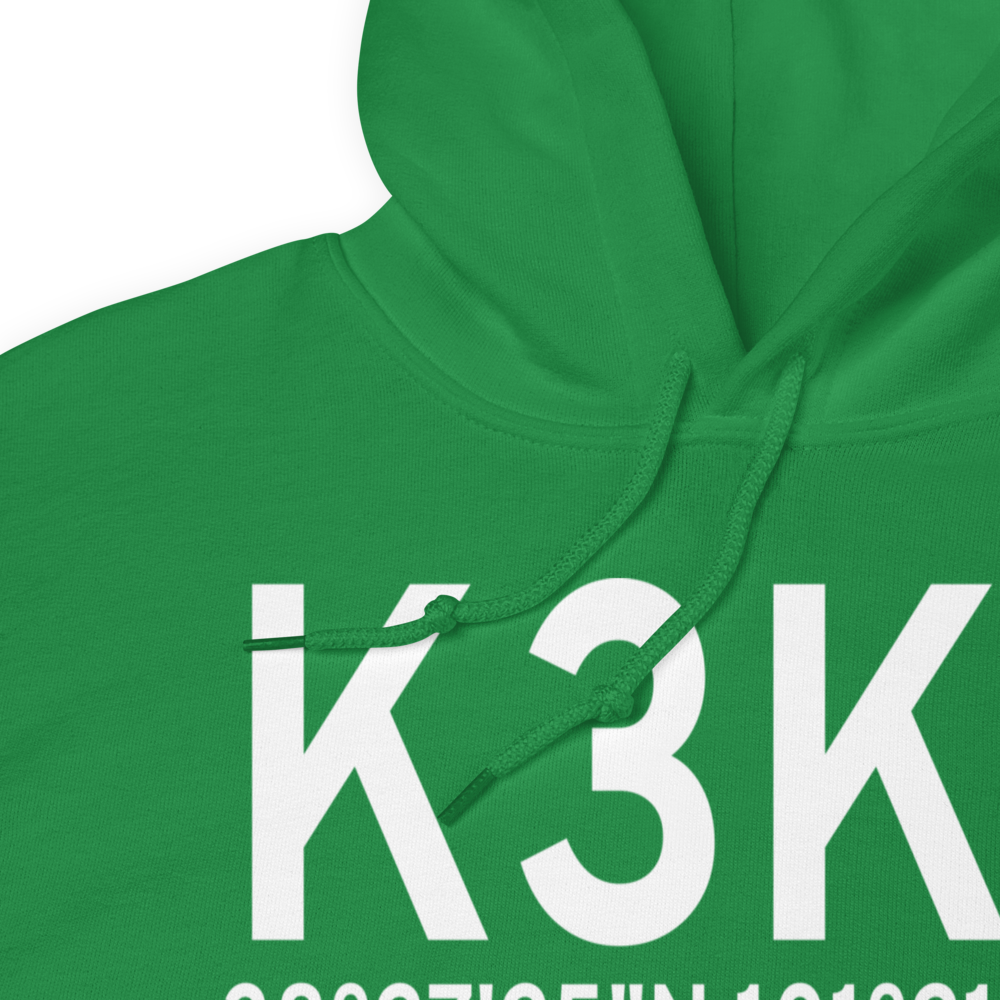 Mark Hoard Memorial Airport (K3K7) ICAO Hoodie Sweatshirt 