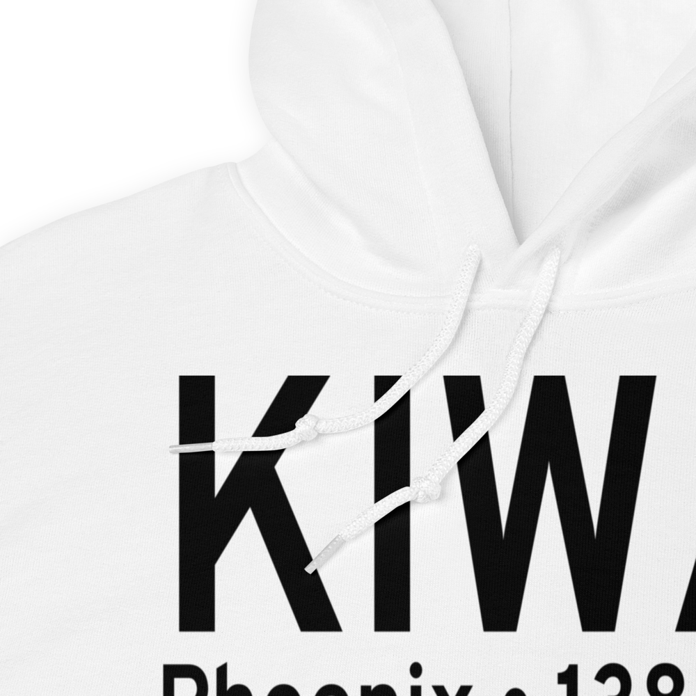 Phoenix-Mesa-Gateway Airport (KIWA) ICAO Hoodie Sweatshirt 