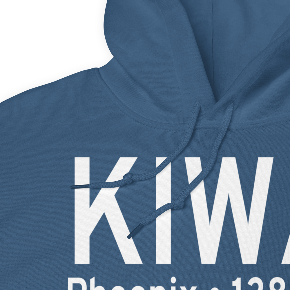 Phoenix-Mesa-Gateway Airport (KIWA) ICAO Hoodie Sweatshirt 