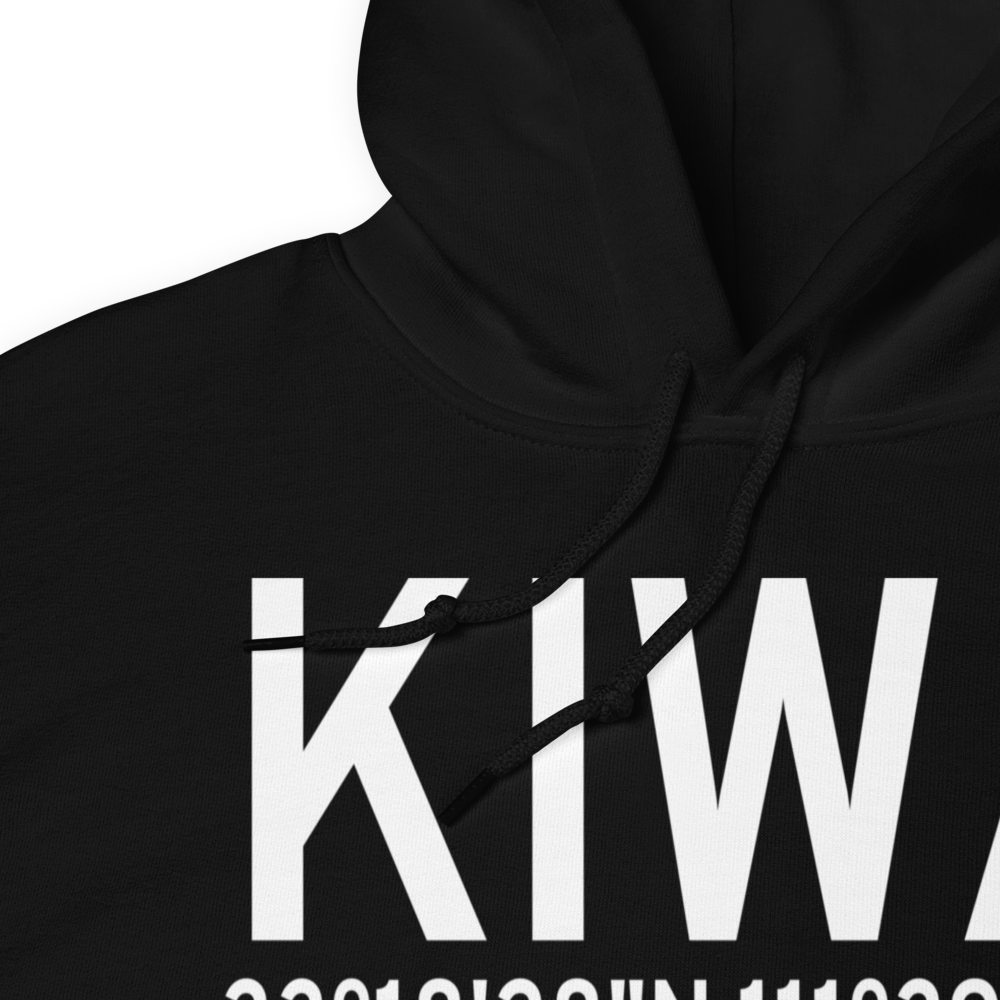 Phoenix-Mesa-Gateway Airport (KIWA) ICAO Hoodie Sweatshirt 