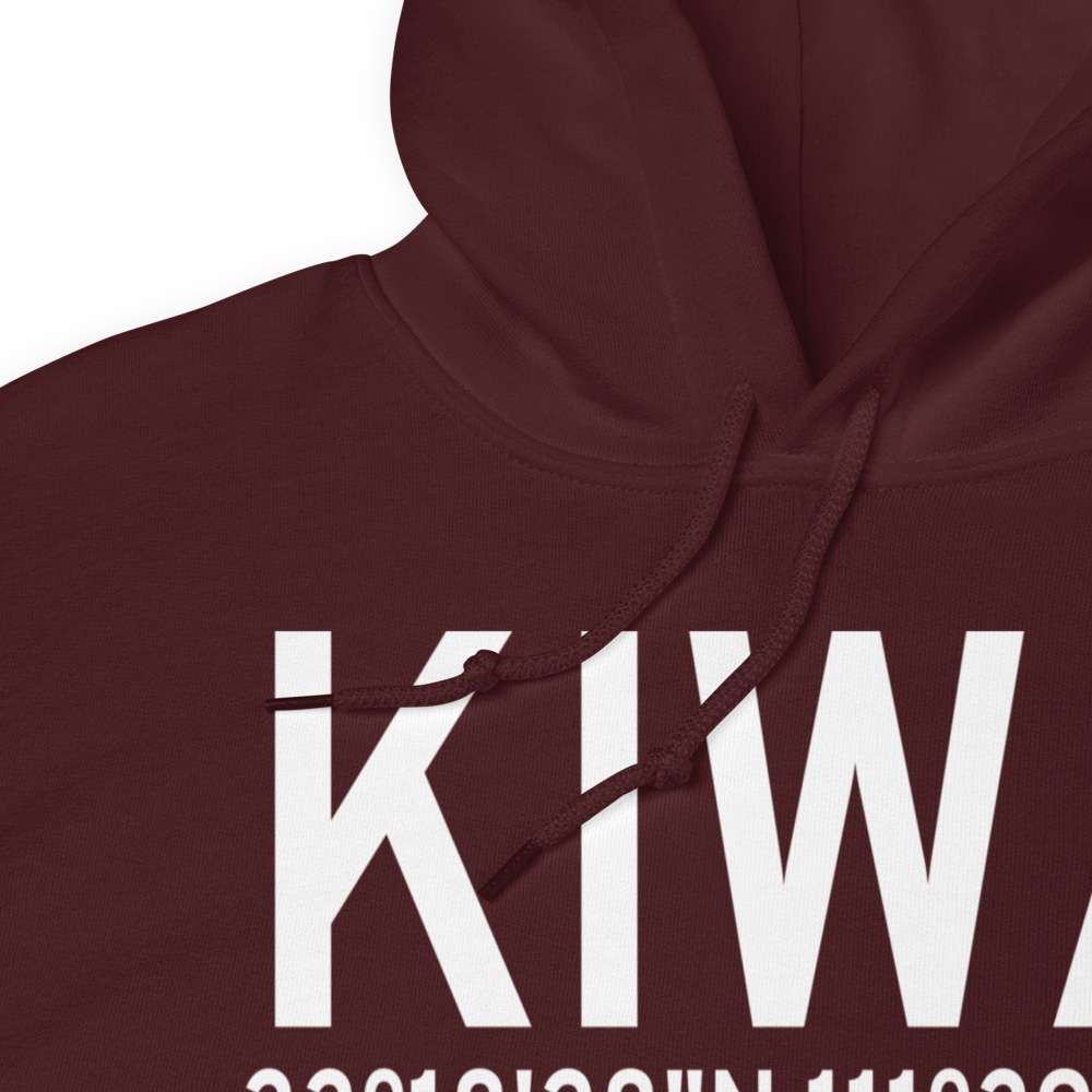 Phoenix-Mesa-Gateway Airport (KIWA) ICAO Hoodie Sweatshirt 