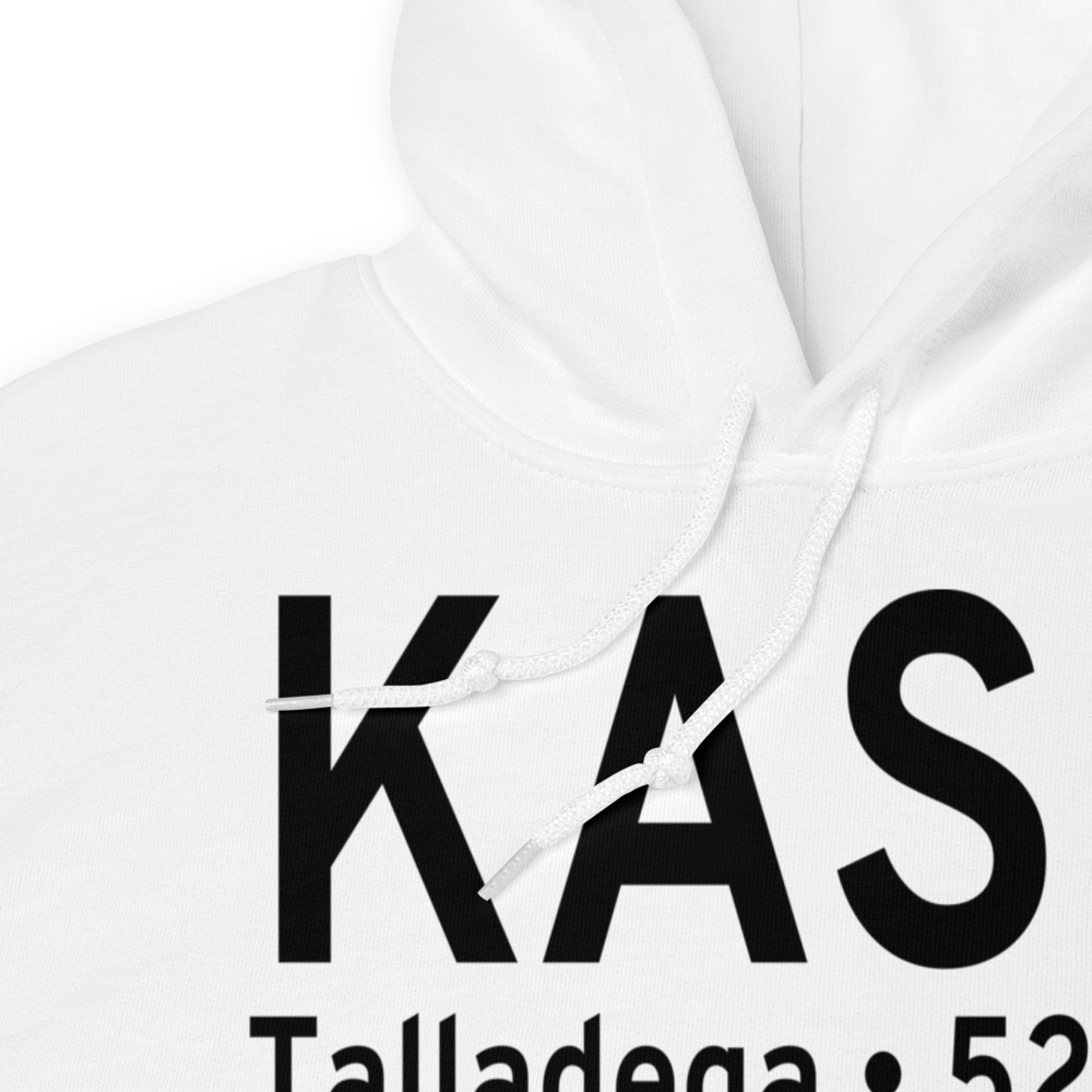 Talladega Municipal Airport (KASN) ICAO Hoodie Sweatshirt 
