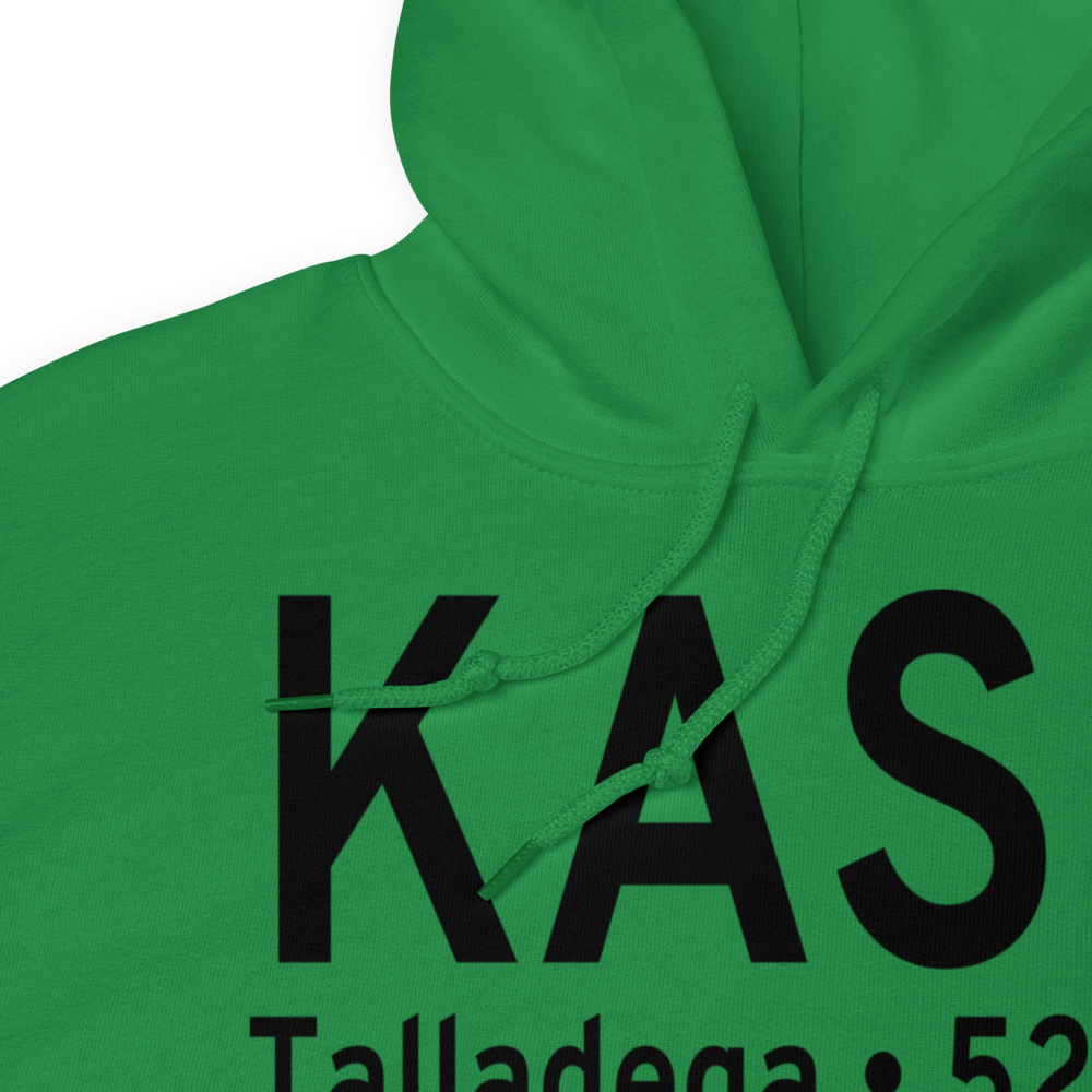 Talladega Municipal Airport (KASN) ICAO Hoodie Sweatshirt 