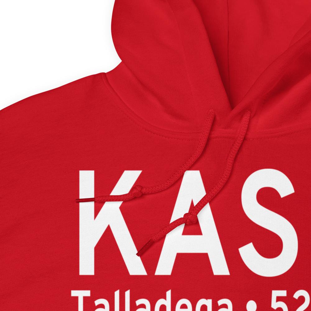 Talladega Municipal Airport (KASN) ICAO Hoodie Sweatshirt 