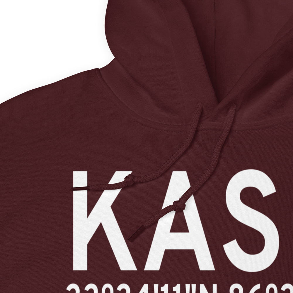 Talladega Municipal Airport (KASN) ICAO Hoodie Sweatshirt 