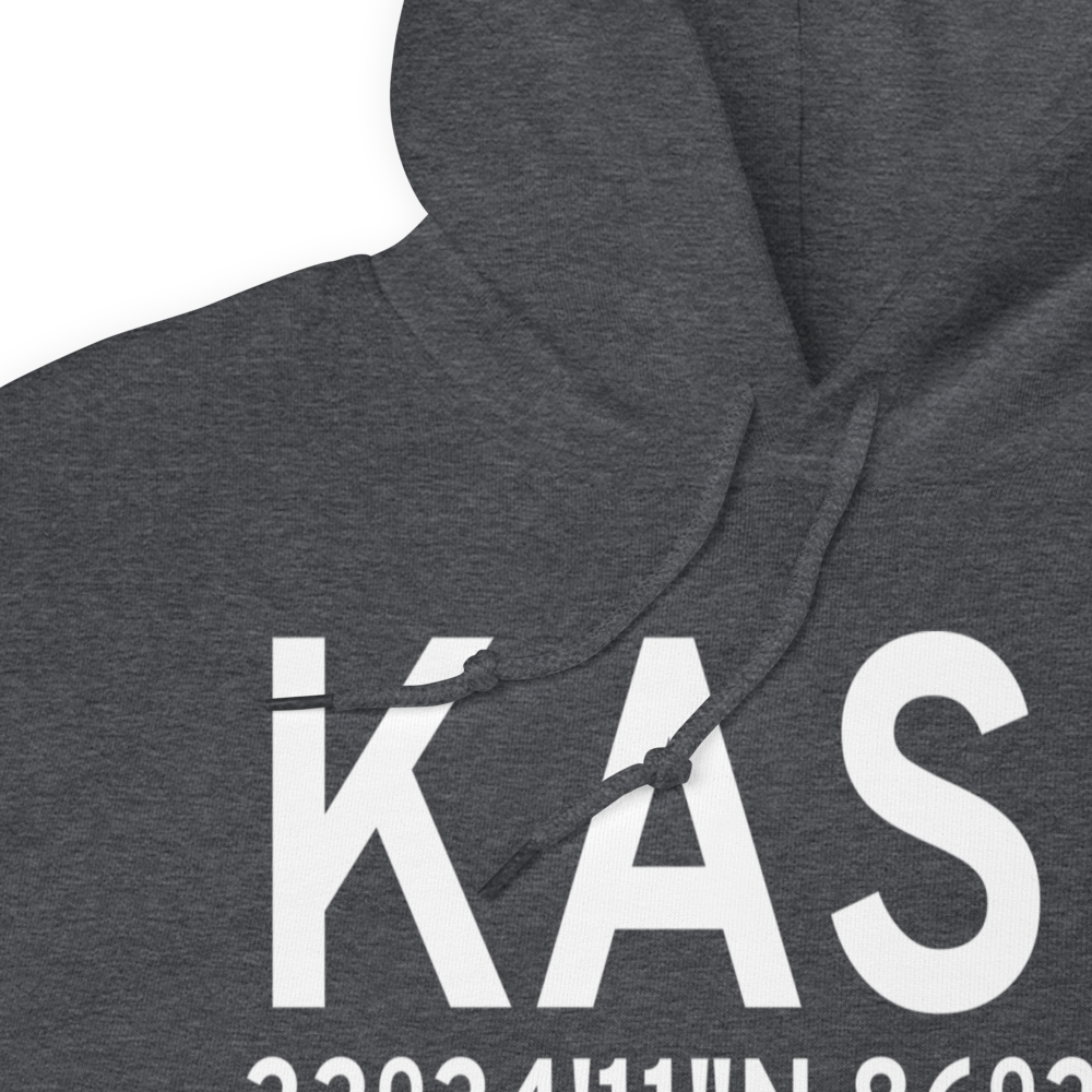 Talladega Municipal Airport (KASN) ICAO Hoodie Sweatshirt 