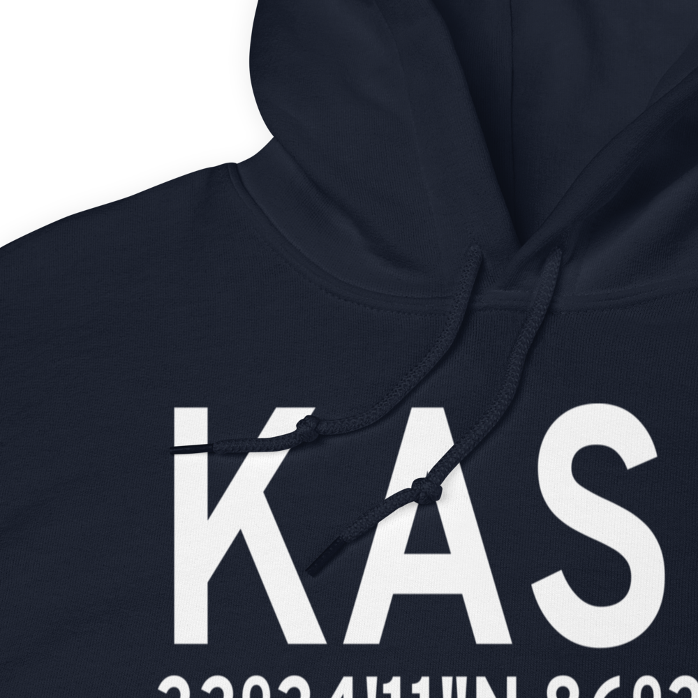 Talladega Municipal Airport (KASN) ICAO Hoodie Sweatshirt 