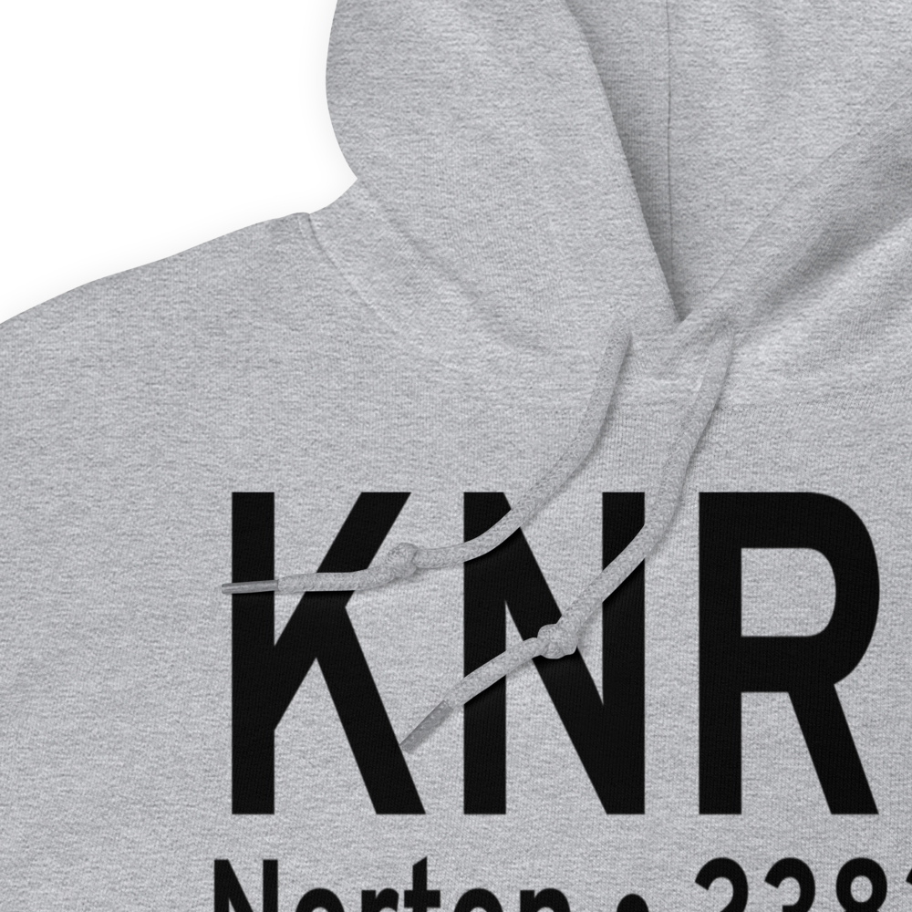 Norton Municipal Airport (KNRN) ICAO Hoodie Sweatshirt 