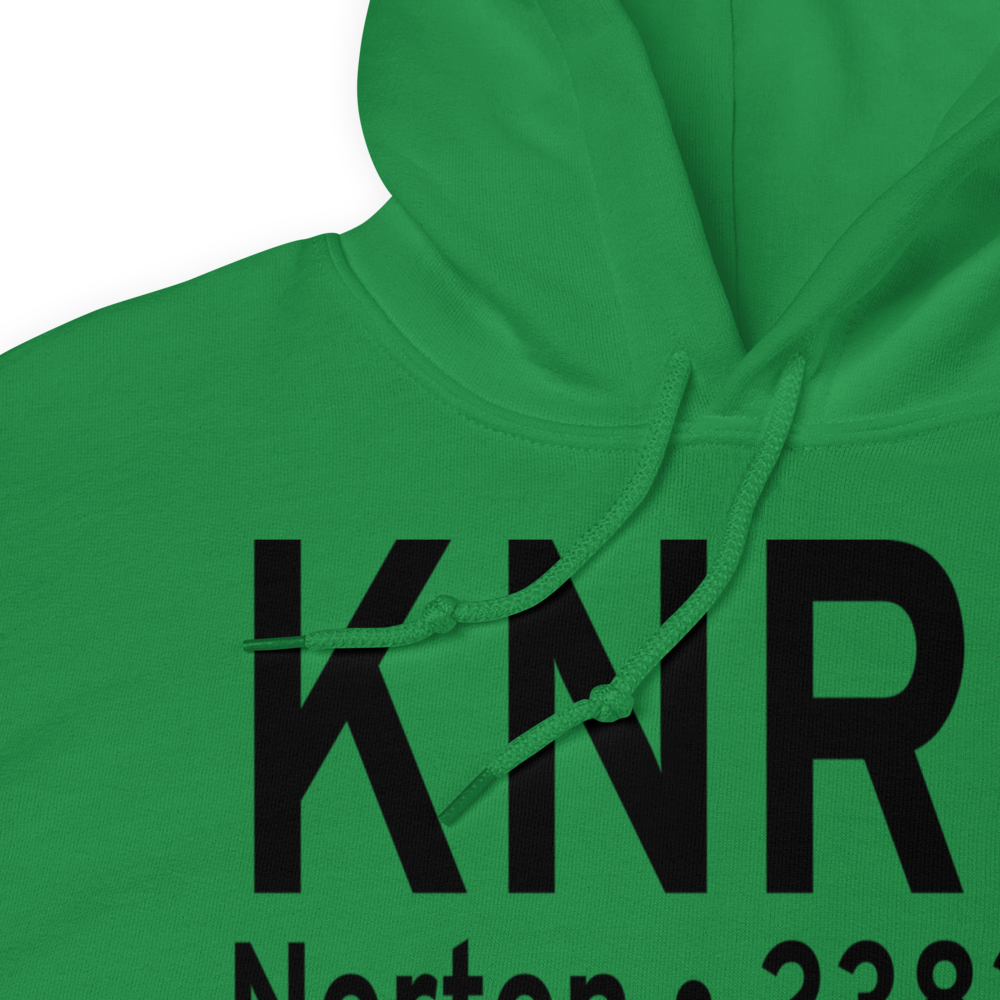 Norton Municipal Airport (KNRN) ICAO Hoodie Sweatshirt 