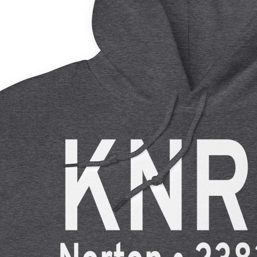Norton Municipal Airport (KNRN) ICAO Hoodie Sweatshirt 
