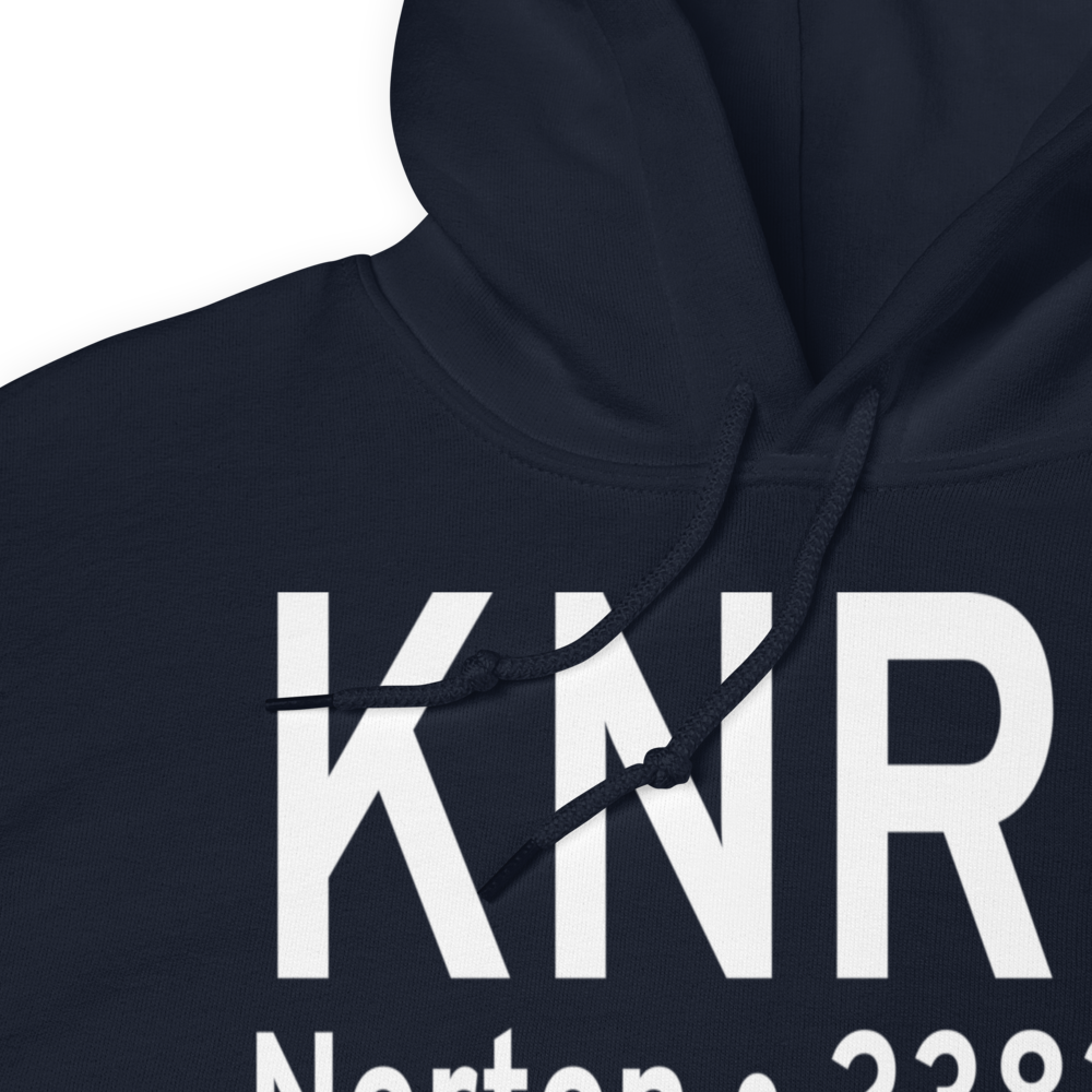 Norton Municipal Airport (KNRN) ICAO Hoodie Sweatshirt 