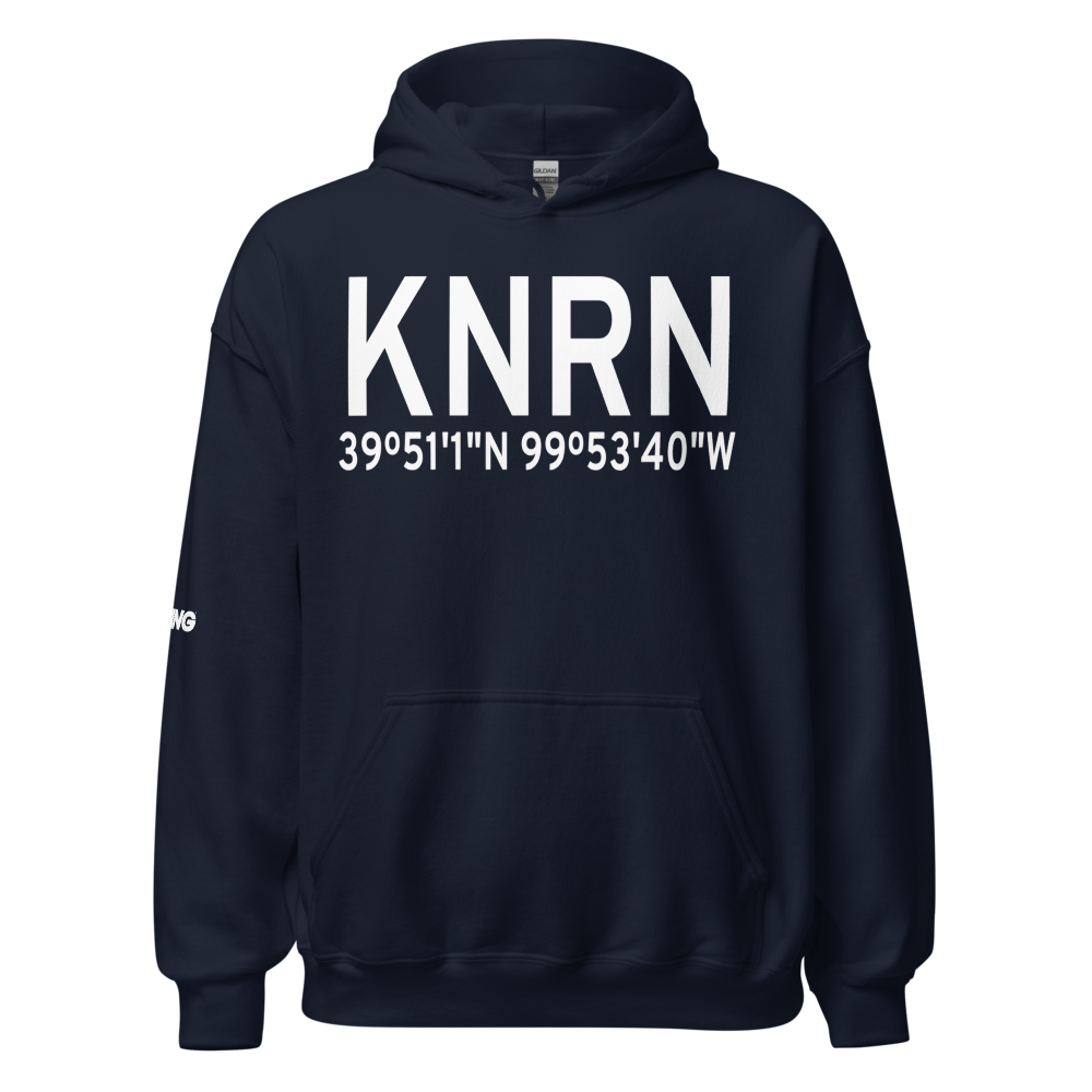 Norton Municipal Airport (KNRN) ICAO Hoodie Sweatshirt 